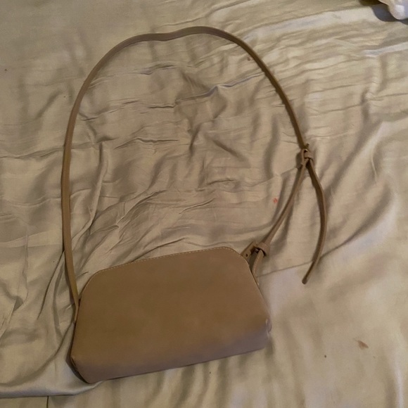 Target Handbags - Target adjustable strap purse beige in color